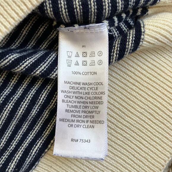 Frederik Anderson Copenhagen Mens Crewneck Sweater Fine-knit Striped Unisex - Picture 6 of 16